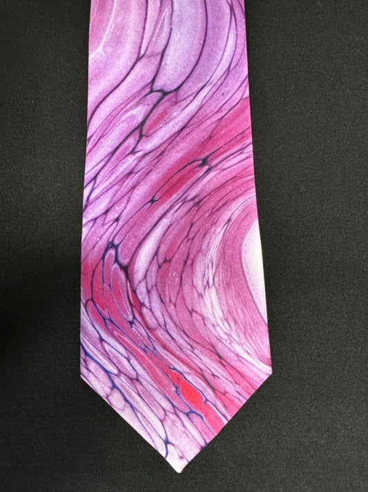 Pink Wave Tie