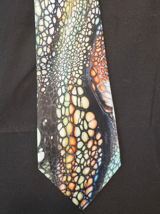 Sea Foam Sunset Tie