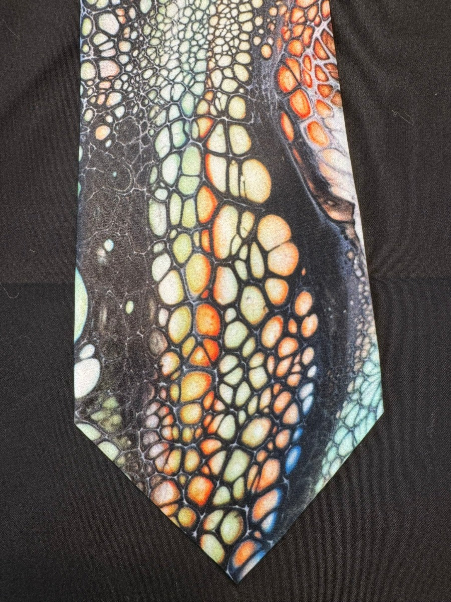 Sea Foam Sunset Tie